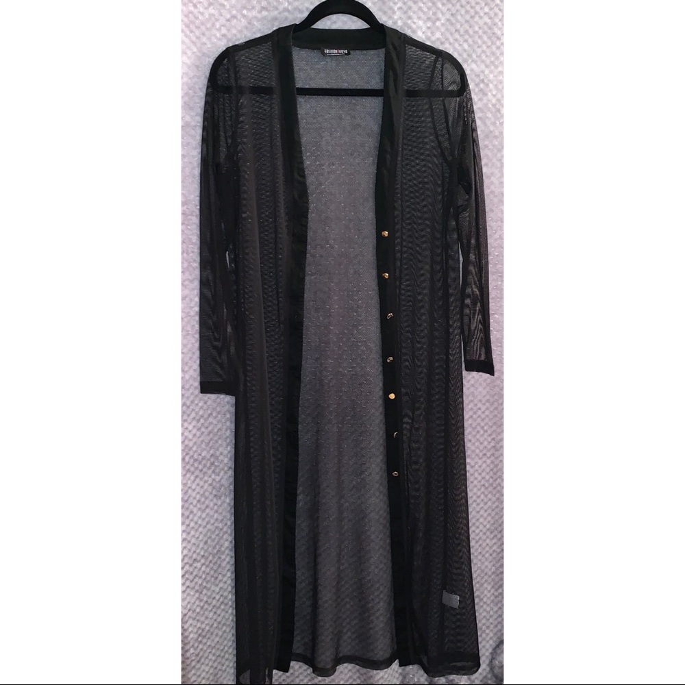 Sheer cardigan/duster